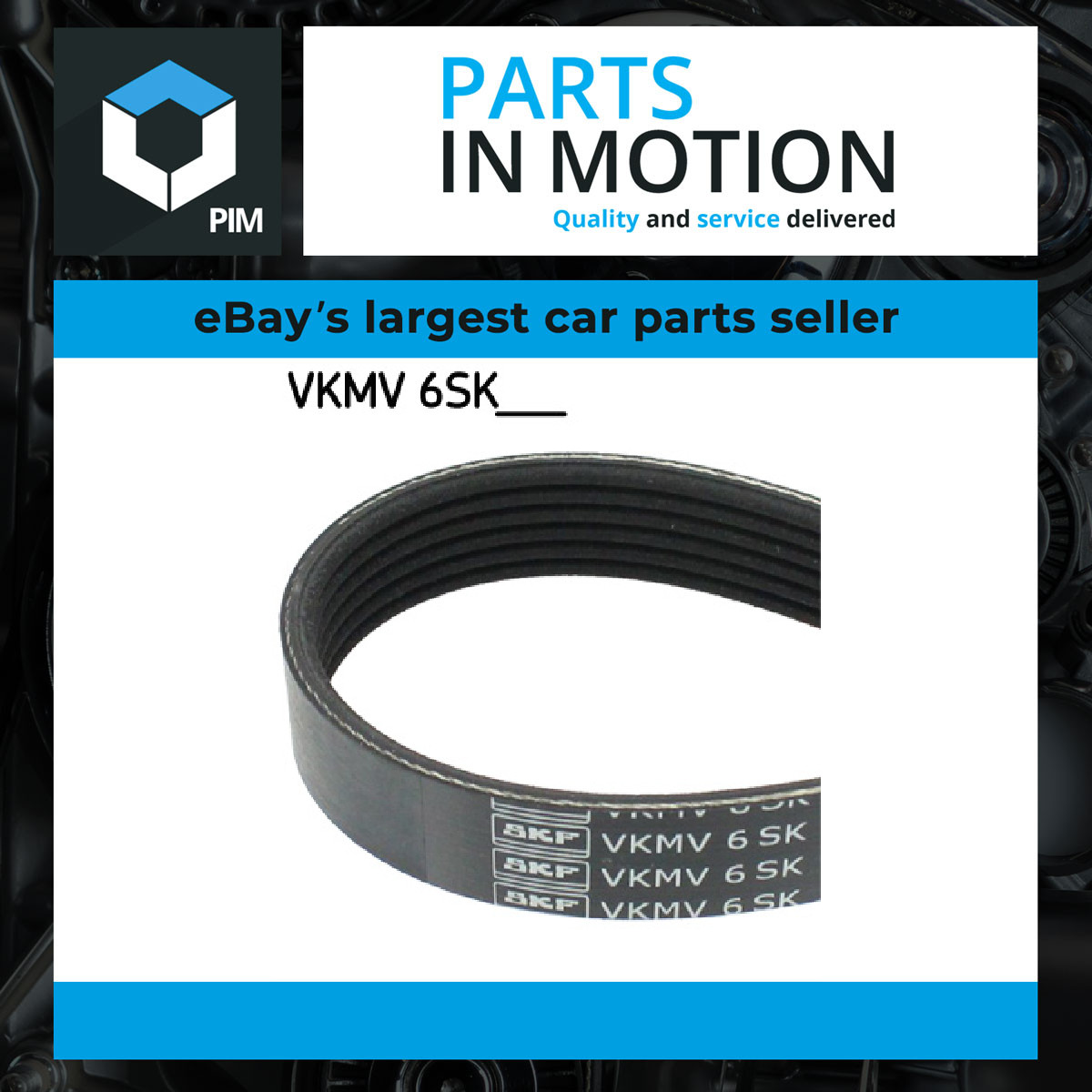 ✅Fits SKF VKMV 6SK989 V-Ribbed Belts ⭐UK Seller⭐ - Image 6