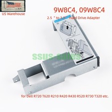 9W8C4 2.5"to 3.5"SAS/SATA HDD/SSD Adapter Bracket for Dell R720 T620 R210 R420