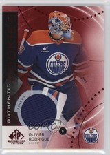 2025 Upper Deck SP Game Used Authentic Rookies Red Jersey Olivier Rodrigue 2fn