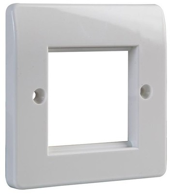 CONNECTIX CABLING SYSTEMS - 1 Gang 2 Module Euro Office Faceplate