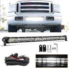 20 Fit Ford F150 2009-14 Hidden Lower Bumper Grille 730w Led Light Bar Wire
