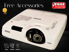 Epson PowerLite 520 3LCD 4K Projector Short-Throw 2700 Lumens BYOD 16W Speaker🔥