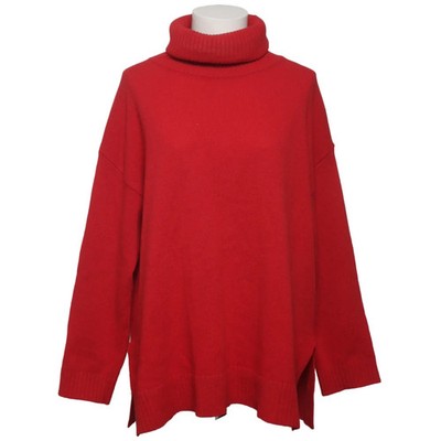 Basic Apparel, Rollkragenpullover, Größe: S, Rot, Polyamid/Wolle, Einfarbig #VJr