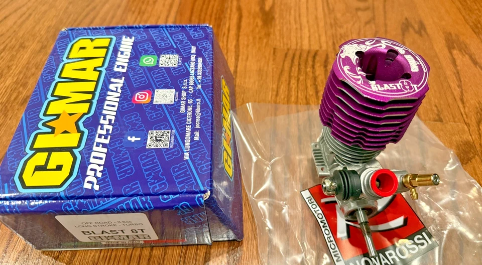 LAST ONE Full Modified Gimar Novarossi .21 BLAST 8 Port Long Stroke Turbo Engine