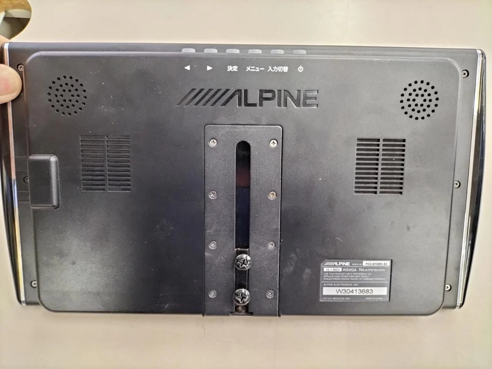ALPINE PKG-M1000V | 10.1" Rear Vision Monitor Car Video – Good Condition - Image 3 of 4