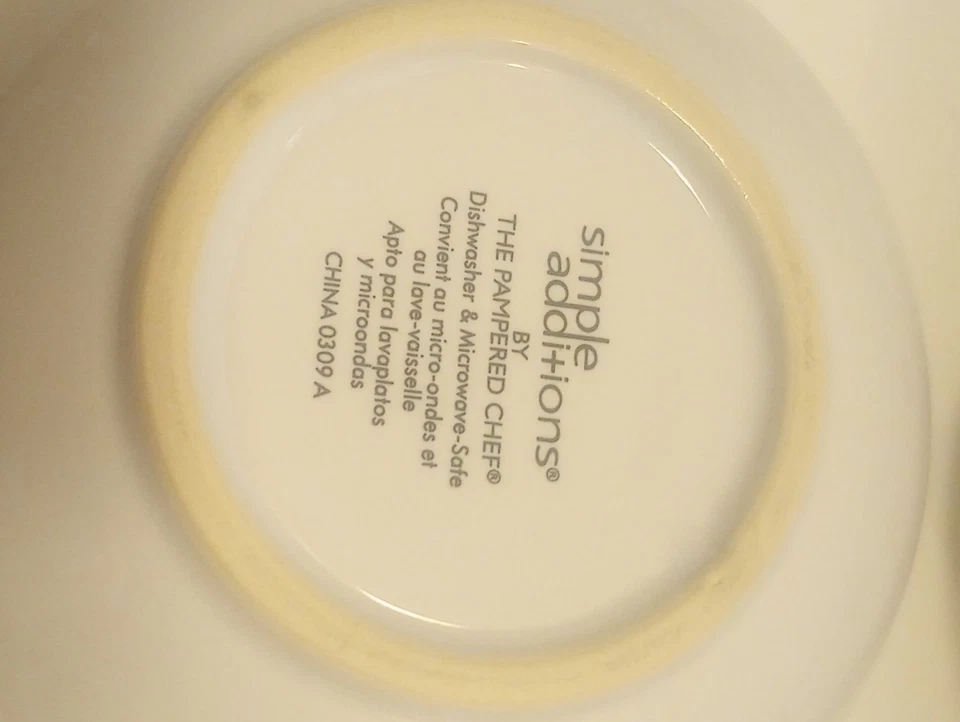 Juego de 4 cuencos de cereales para sopa de chef mimado de 6" lunares adiciones simples Foto 3 de 3