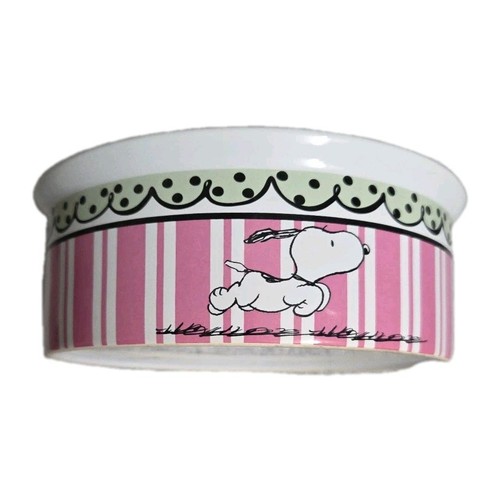Peanuts Snoopy Streifen Haustier Schüssel Schale Gibson Hund 7" Steinzeug - Bild 5 von 7