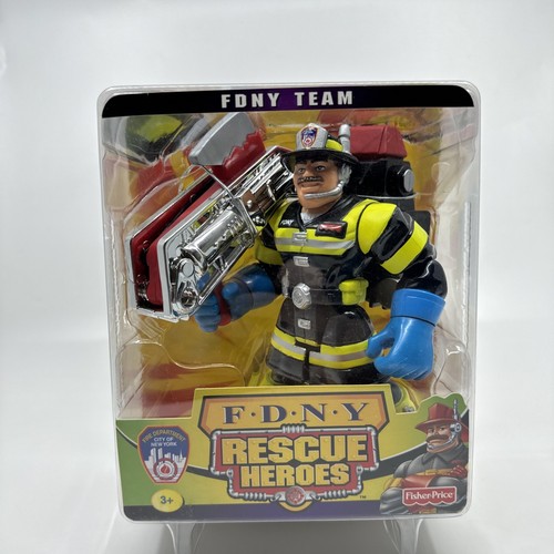 Fisher-Price Mattel Rescue Heroes Billy Blazes W/ Chopping Ax Action Figure New
