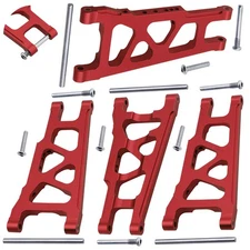 Front & Rear Aluminum Suspension Arms A-Arms for 1/10 Traxxas Slash 4x4 Upgrade