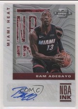 2019-20 Panini Contenders Optic NBA Ink 3/125 Bam Adebayo #NBA-BAM Auto Finals