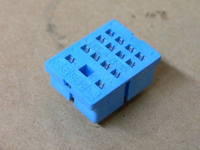 Finder 94.14 9414 Pcb Socket For 55.34 Relay (Blue
