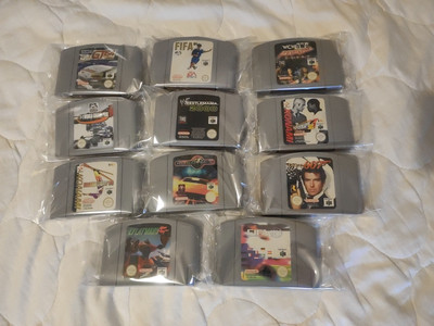 NINTENDO 64 11 SPIELE KONVOLUT.