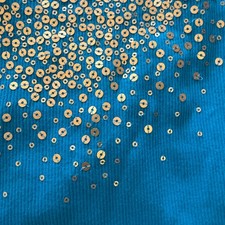 Victoria's Secret tank with sequin detail; small; turquoise