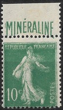 FRANCE - TYPE SEMEUSE FOND PLEIN N° 188 A MINERALINE NEUF ** SIGNE CALVES