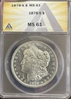 PL! 1878 S Morgan Silver Dollar ~ OBVERSE PROOF LIKE MIRRORS ~ 90% SILVER $1
