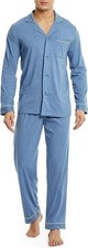Men’s Pajama Set - DAVID ARCHY Blue  - Size L