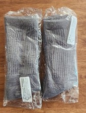 New 2 Pack Premium Merino Wool Socks, Grey, Hiking, M, 6-10 W