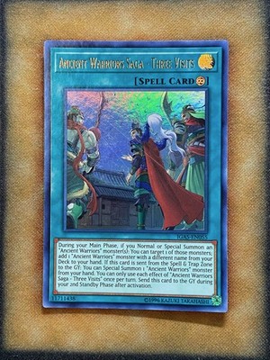 Yugioh Ancient Warriors Saga - Three Visits IGAS-EN055 Ultra Rare NM