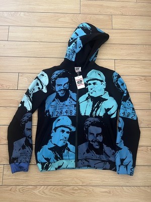 Asaali Zip Up Hoodie Blue XL