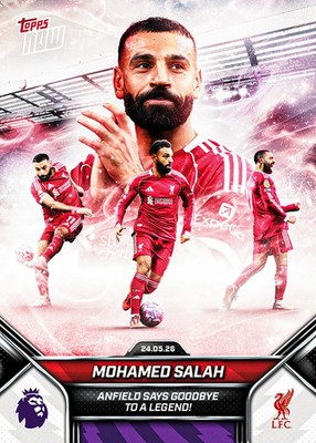 [PREORDER] 2025-26 Premier League Topps NOW #203 - Mohamed Salah - Goodbye