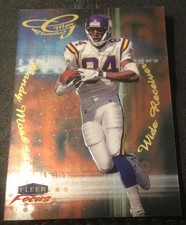 Randy Moss 1999 Fleer Focus Glimmer Men #7R of 10 Minnesota Vikings NearMint
