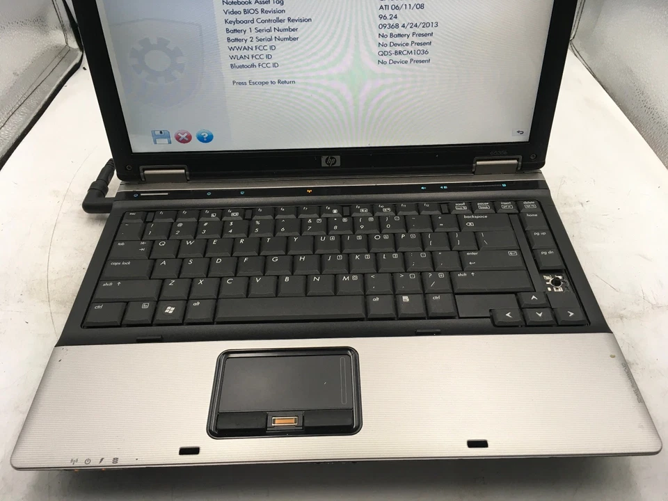 HP COMPAQ 6535B - BOOTS TO BIOS - AMD ATHLON X2 - 2GB RAM - NO OS - READ DESC-BB - Image 3 of 4