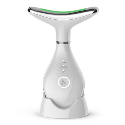 EMS Neck & Face Lifting Machine Skin Tightening Massager 3 Color LED Photon Faci