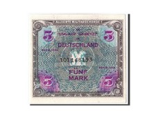 #306092 Geldschein, Deutschland, 5 Mark, 1944, UNZ