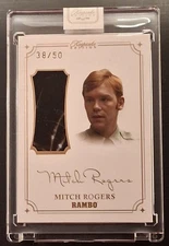 2024 Rambo Keepsake Premiere Edition #206 Mitch Rogers Patch/Signapatch 38/50