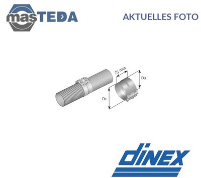99328 ROHRVERBINDER AUSPUFF ABGASANLAGE DINEX FÜR VOLVO FM,FH,FH 16,FH 12,FM 12