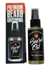Wild Willies Premium Beard Growth Oil & Conditioner - 2 fl oz Spray Bottle