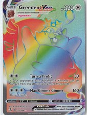 Greedent VMAX 272/264 Rainbow Rare Fusion Strike Pokemon Holo Near Mint on eBay