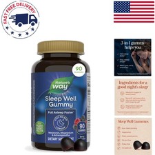 90ct Berry Flavor Sleep Well Gummies with Melatonin  Magnesium for Better Sleep