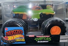 HOT WHEELS MONSTER TRUCKS TEENAGE MUTANT NINJA TURTLES MICHELANGELO 1:24 NEW