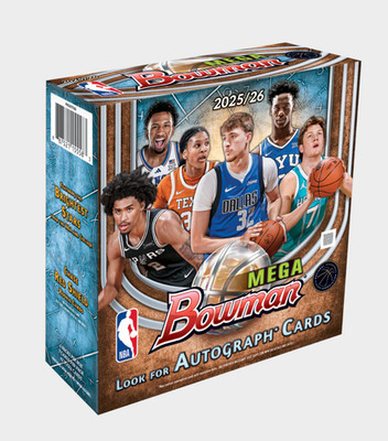 LOT (8) 2025 Bowman Basketball NBA Mega Box FACTORY SEALED