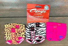 *New* Lot of 350 Capezio H07GS Adult Print Foot Undeez Sm, Med, and Large Adult