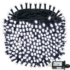 Extra-Long 165FT 500LED Christmas String Lights Outdoor/Indoor, Timer & Memory &