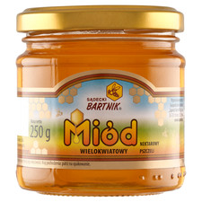 5900597000122 Sdecki Bartnik Mi&oacute;d nektarowy pszczeli wielokwiatowy 250 g BARTNI