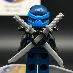 LEGO BRAND Jay njo282 NINJAGO MINIFIGURE with Katana swords 70626 2017