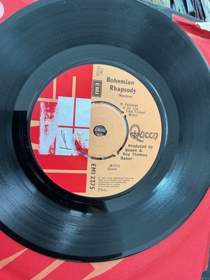 Queen.  Bohemian Rhapsody    7  vinyl. 1975   .  EMI
