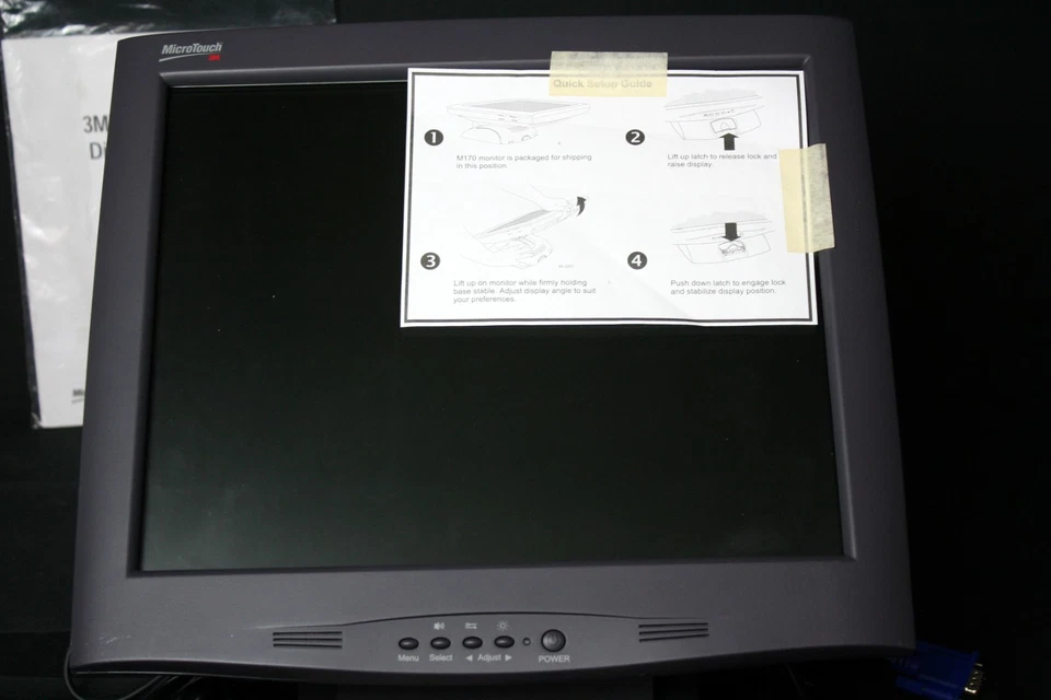 3M MicroTouch M1700SS POS Touch Screen Display 11-91378-225 - Image 2 of 4