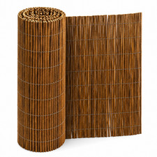 Willow Natural Garden Fence Screening Roll Wide Privacy Border Sun Protection 4M