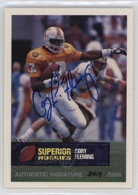 1994 Superior Rookies Auto 3419/5000 Cory Fleming #77 Auto RC 1o1v