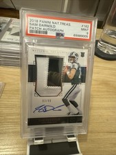 2018 National Treasures Sam Darnold RPA /99 PSA 9