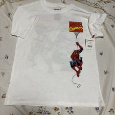 NWT Marvel Universe Spider-Man Kids T Shirt Medium 10 12 Hulk Thor America New