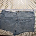 We The Free Skort Womens Size 6 Blue Light Wash Denim Wrap Side Tie Raw Hem Bnwt — photo 5