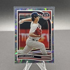 Ethan Schiefelbein 2024 Panini USA Baseball Stars & Stripes Silver Crystals /25