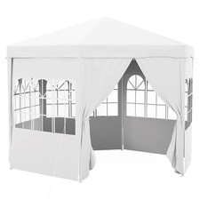 Image of Outsunny 3.9m Outdoor Gazebo Canopy Party Tent with 6 Removable Side Walls