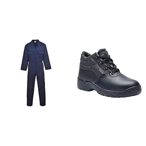 Genuine Portwest S999 Men's Coverall Overalls Mechanic Durable Work Safety Suit - Picture 7 of 8