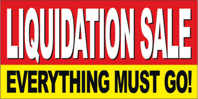 3x10 ft LIQUIDATION SALE Vinyl Banner EVERYTHING MUST GO  display picture 3